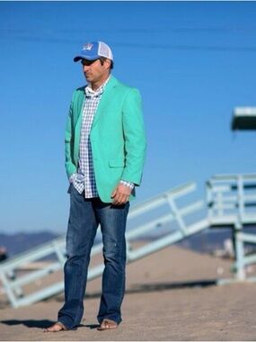 johnnie-O Rare Bermuda Players Blazer Sport Coat Jacket 42R